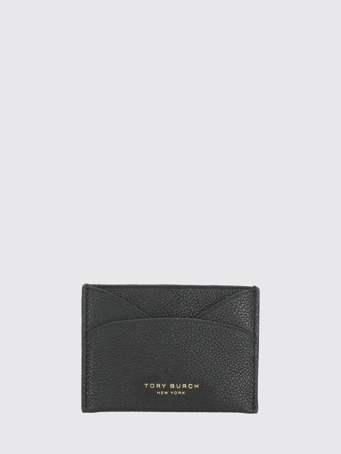 Tory Burch Romy Hammered Leather Credit Card Holder · OS