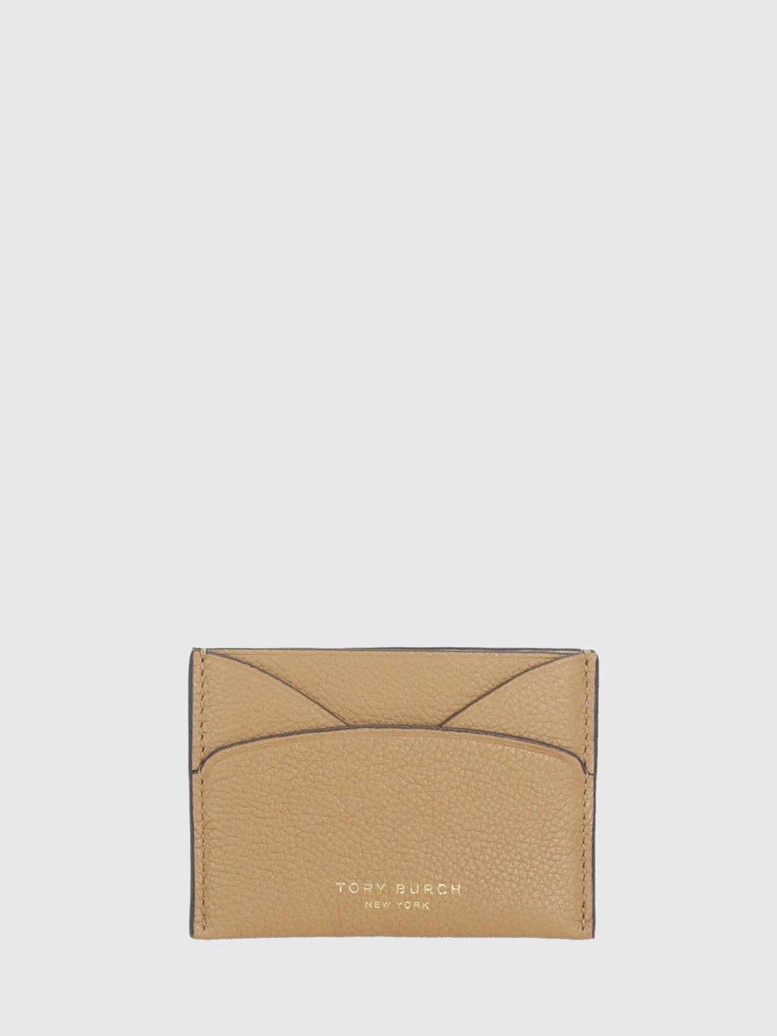 Tory Burch Romy Hammered Leather Credit Card Holder · OS