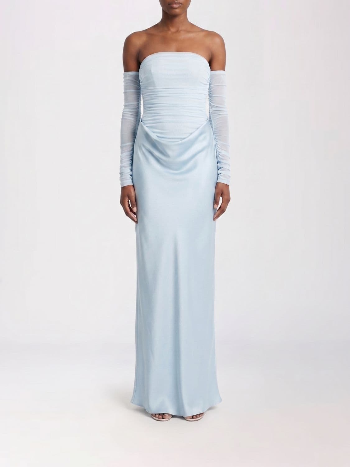Rotate Stretch Jersey Long Dress