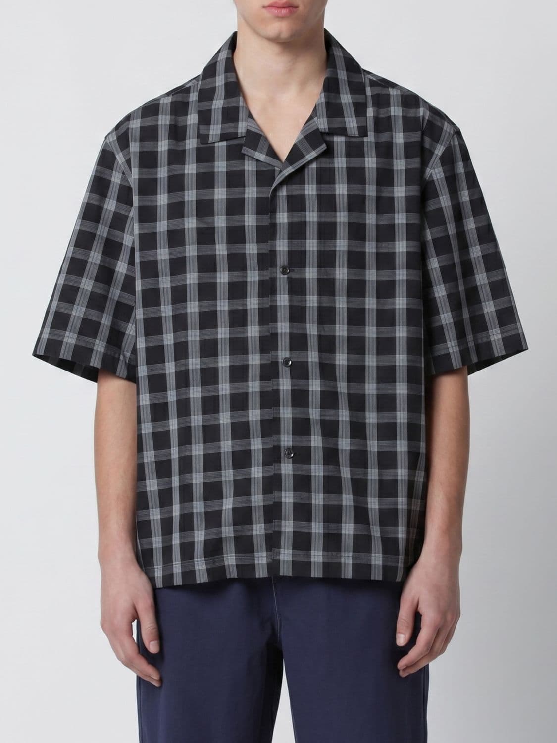 Studio Nicholson Casual Checked Cotton Shirt