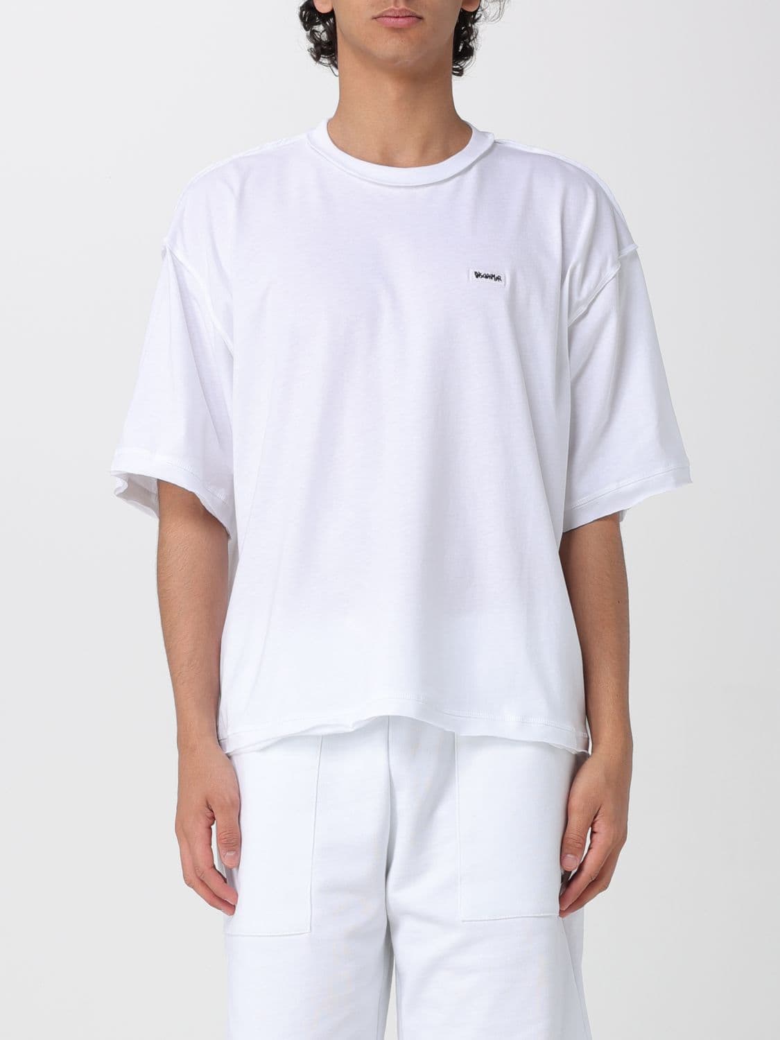 Disclaimer Cotton T-Shirt with Logo