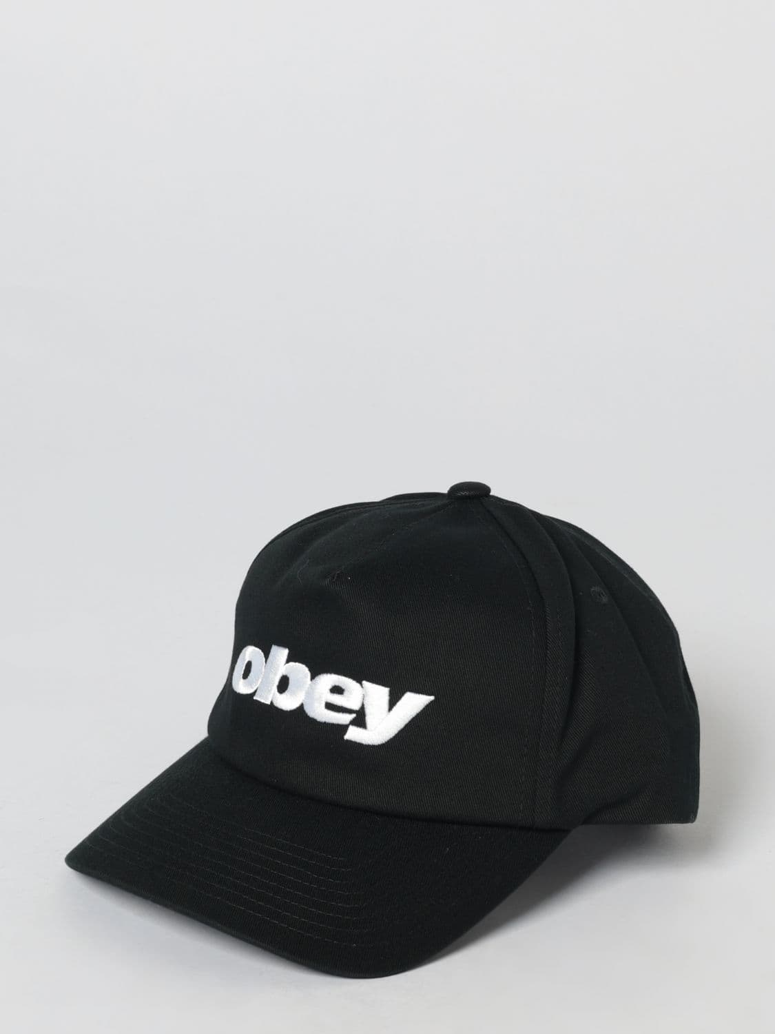 Obey Cotton Hat with Embroidered Logo