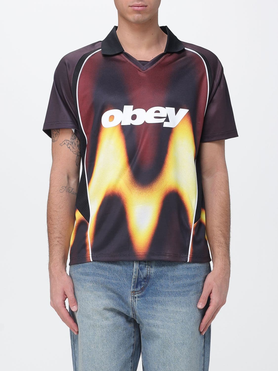 Obey Printed Jersey T-Shirt