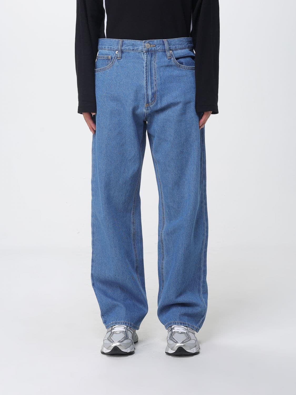 Obey Cotton Denim Wide-Leg Jeans
