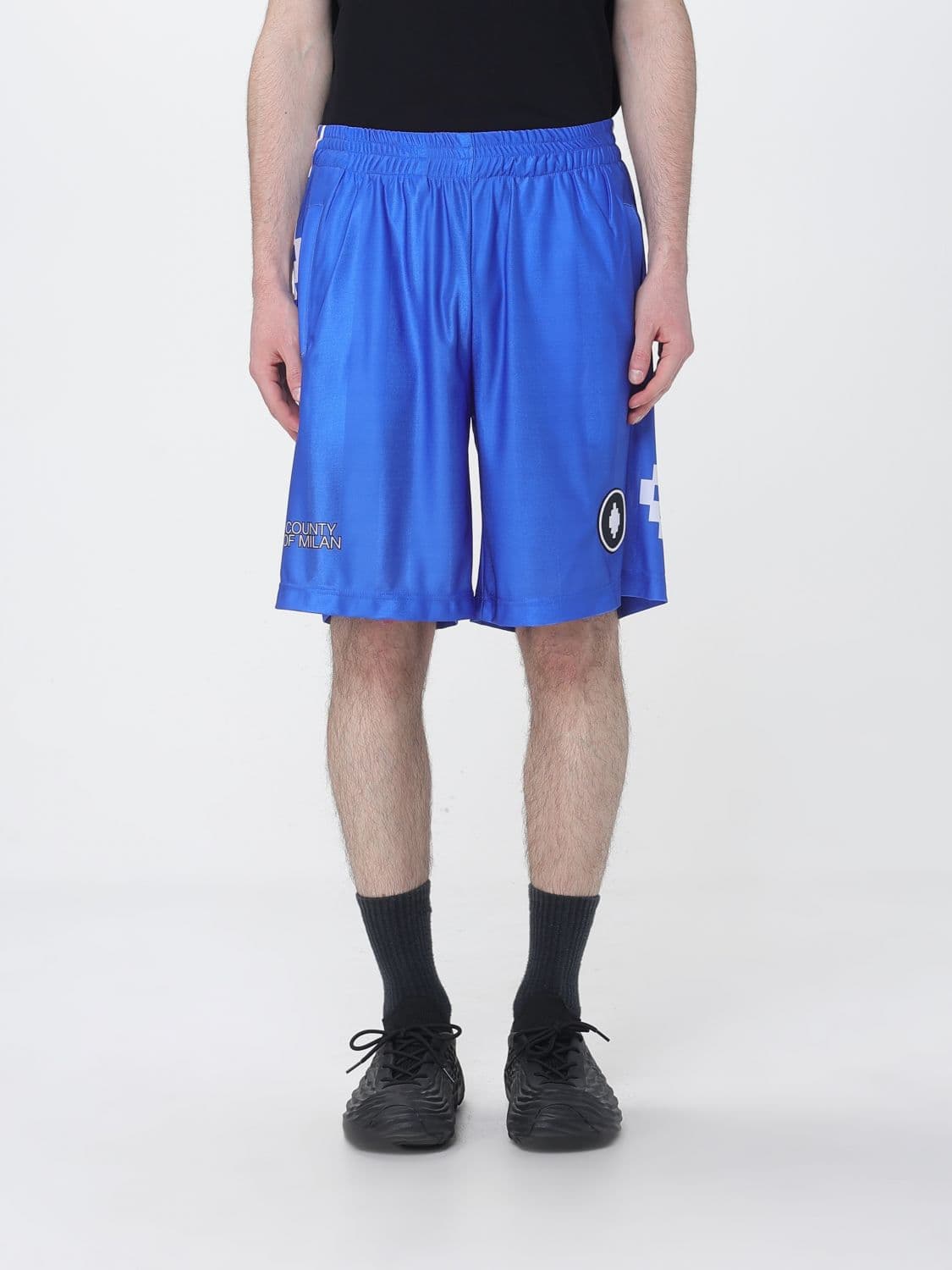 County Of Milan Acetate Bermuda Shorts with Logo
