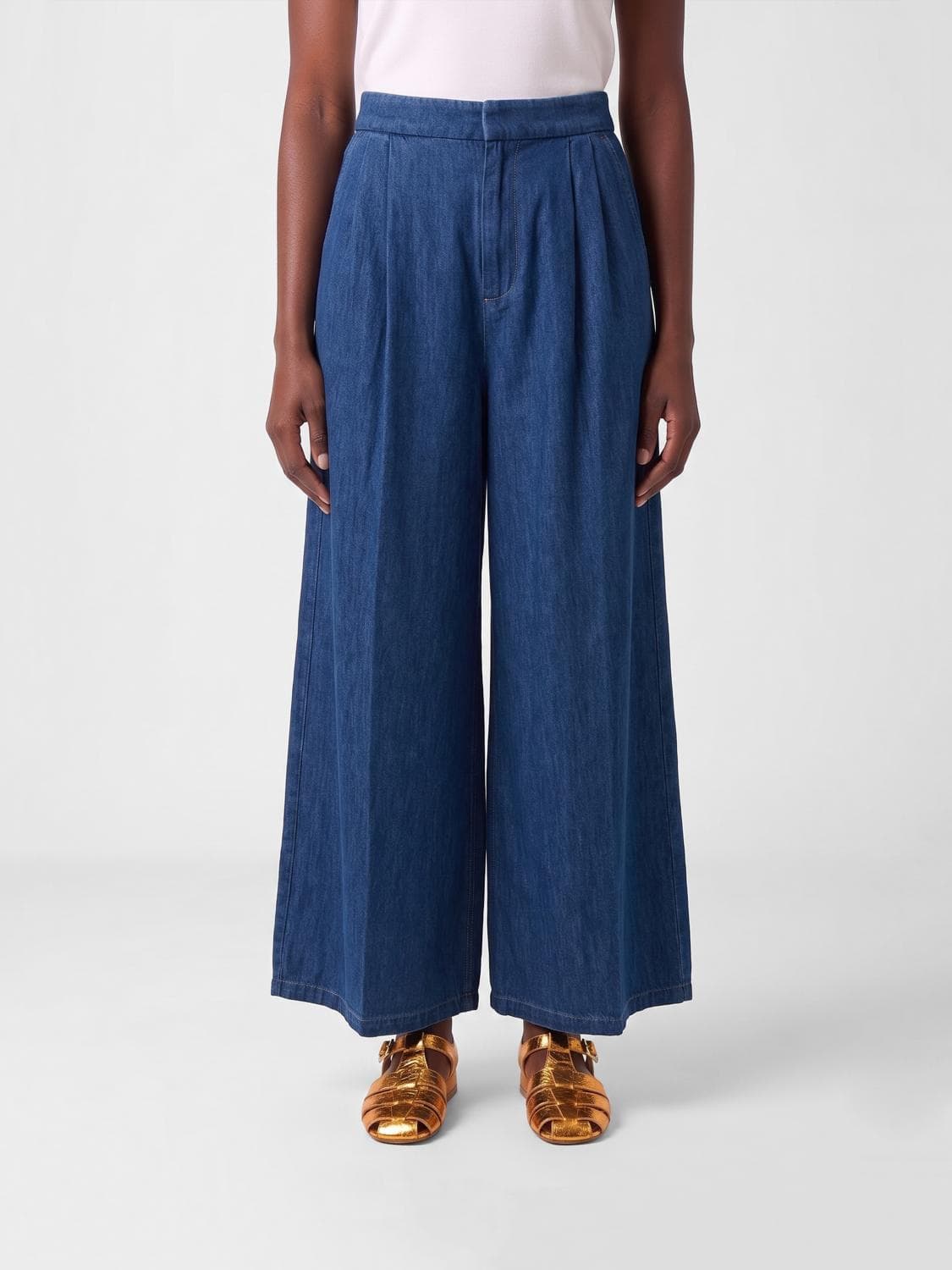's Max Mara Wide-Leg Denim Jeans