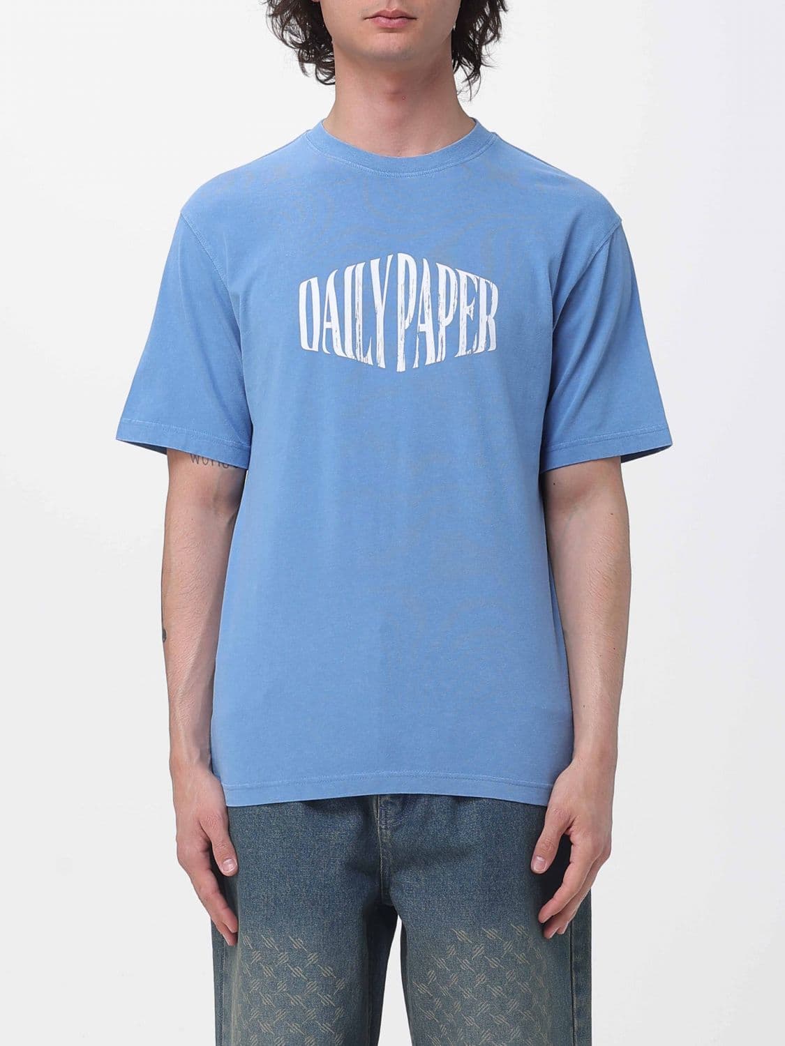 Daily Paper Cotton T-Shirt with Logo