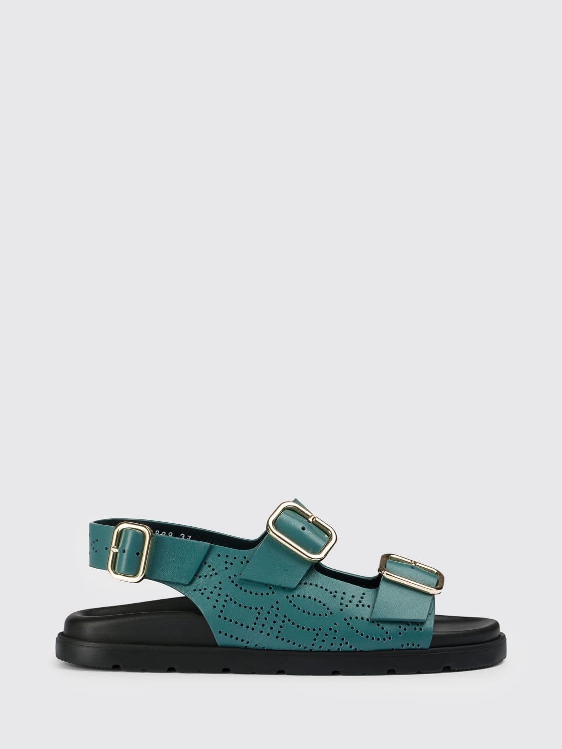 Doucal's Perforated Leather Sandals