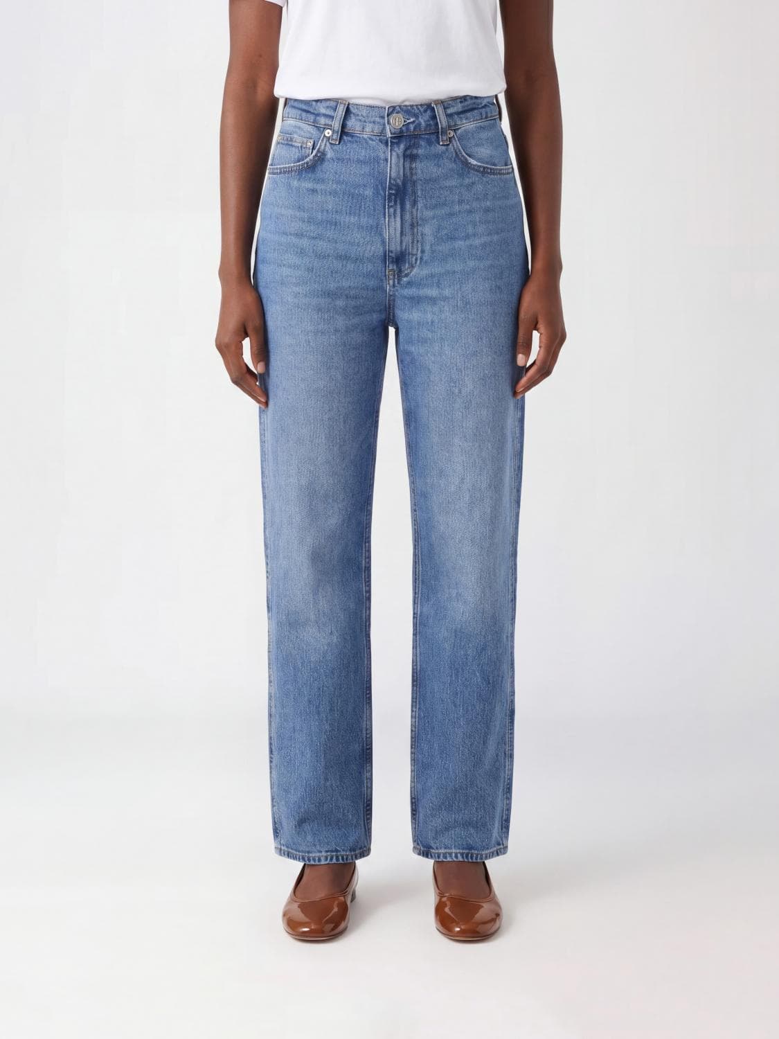 Anine Bing Straight Denim Jeans