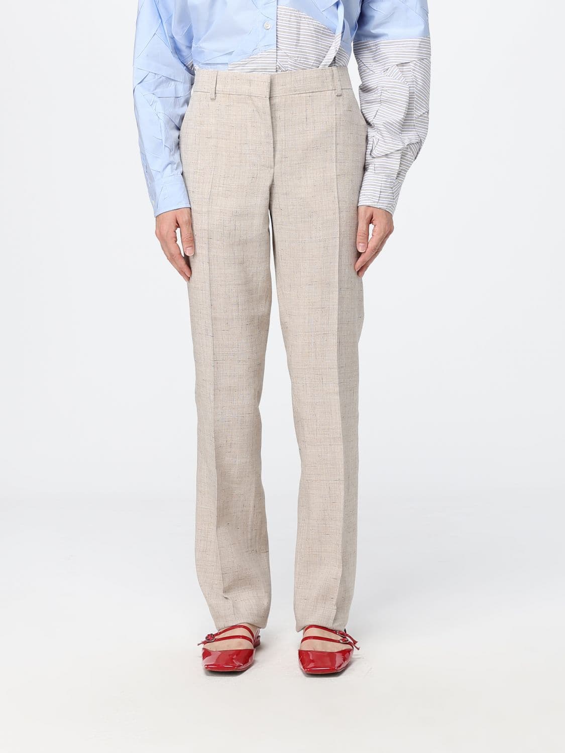 Moschino Couture Pants Woman color Beige