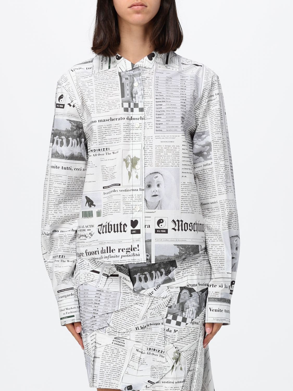 Moschino Couture Shirt Woman color Grey