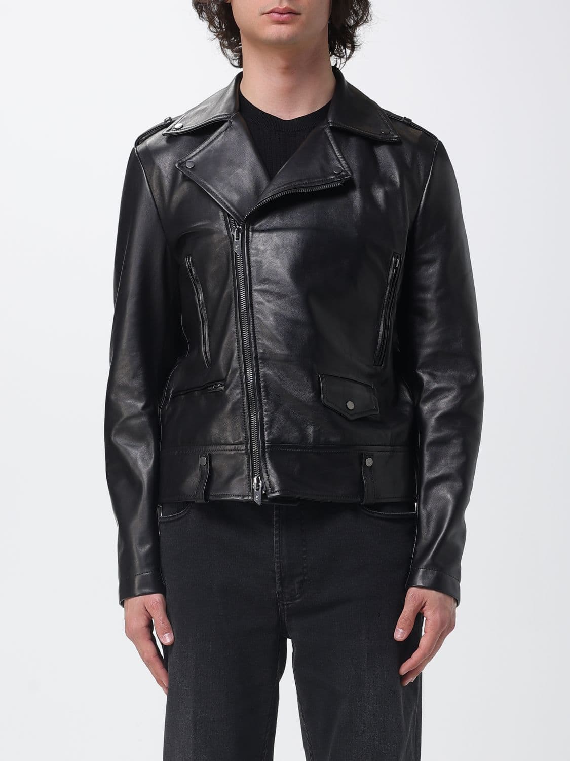 Salvatore Santoro Leather Biker Jacket