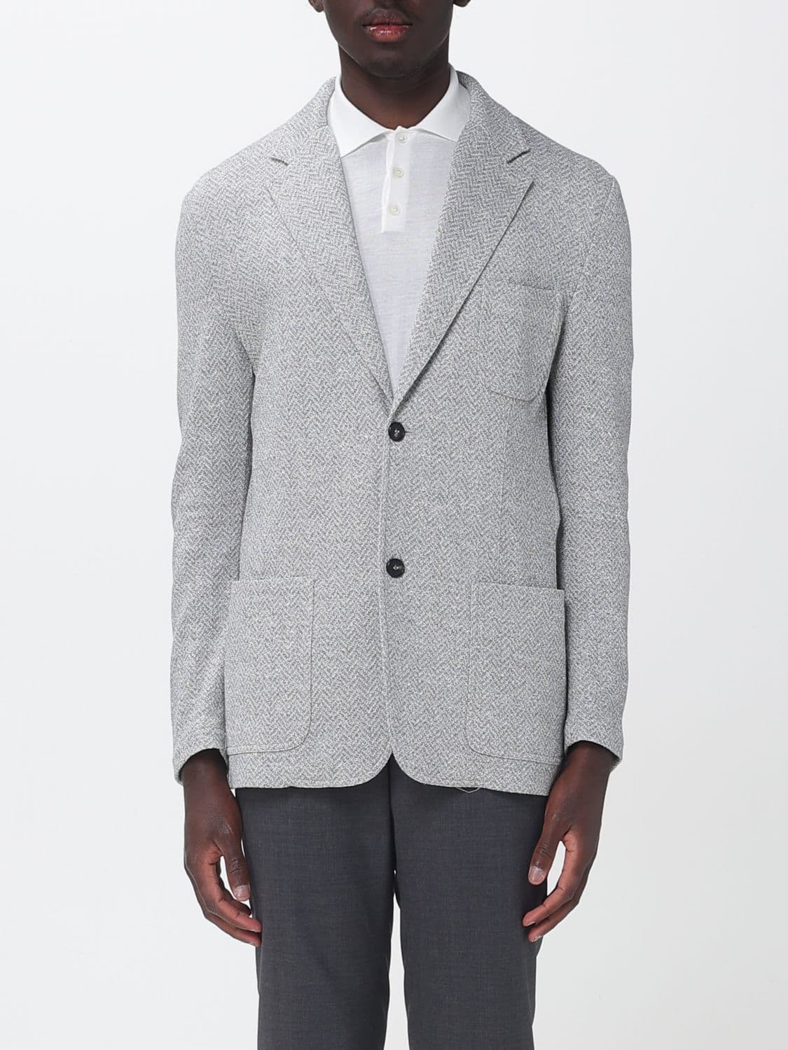 Ballantyne Single-Breasted Cotton Blazer
