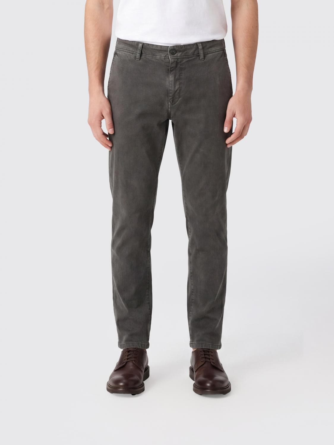 Pt Torino Stretch Cotton Chino Trousers
