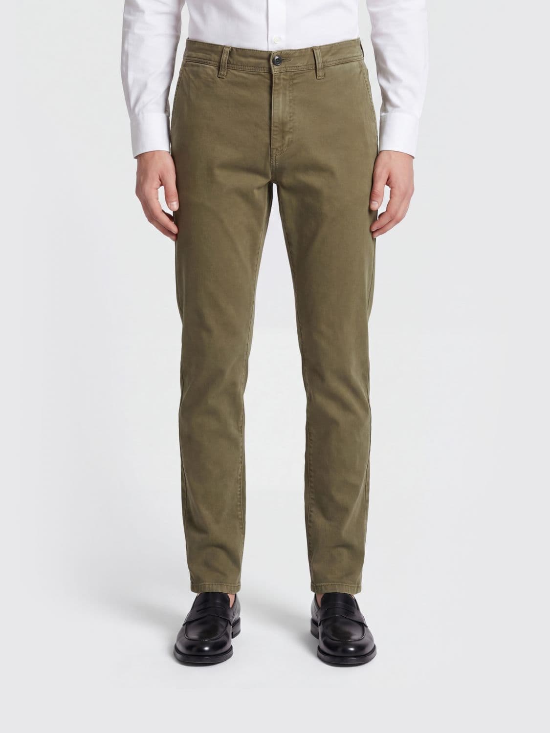 Pt Torino Stretch Cotton Chino Trousers