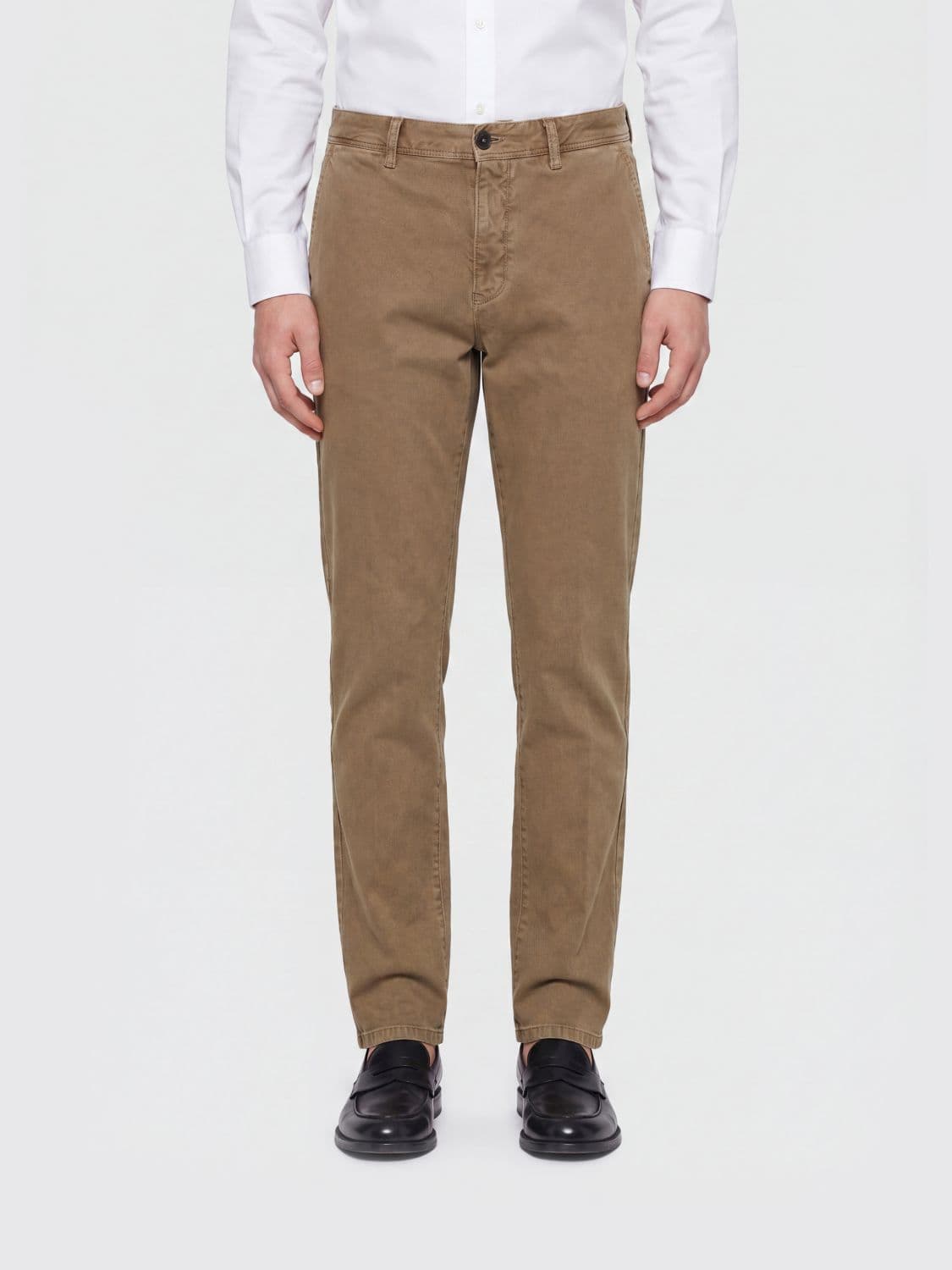 Pt Torino Stretch Cotton Chino Trousers