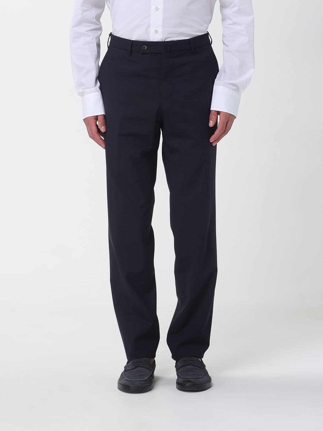 Pt Torino Stretch Virgin Wool Chino Trousers