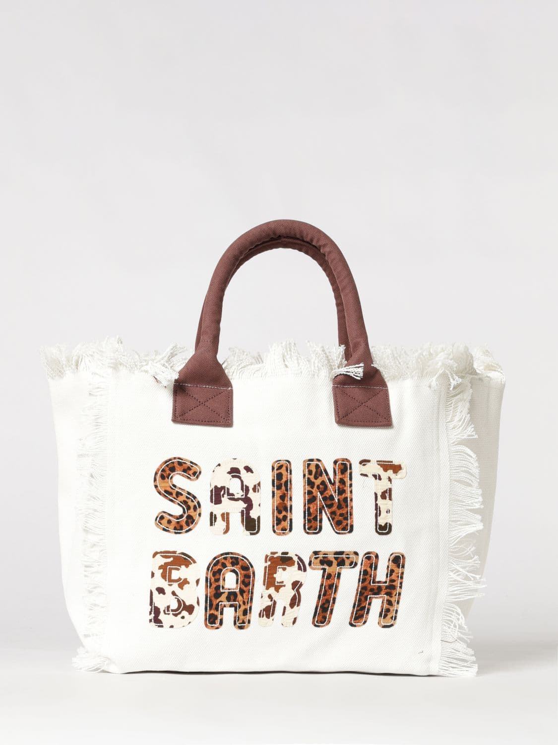 Mc2 Saint Barth Printed Cotton Vanity Bag with Logo
