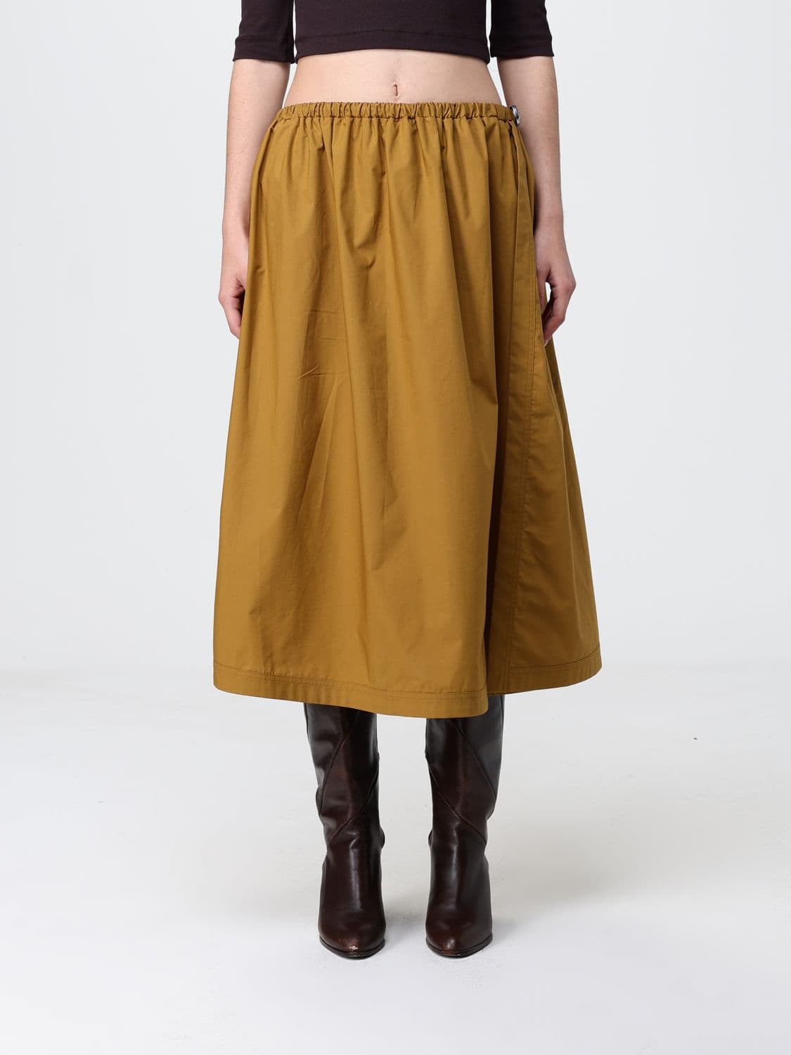 Pinko Cotton Midi Skirt