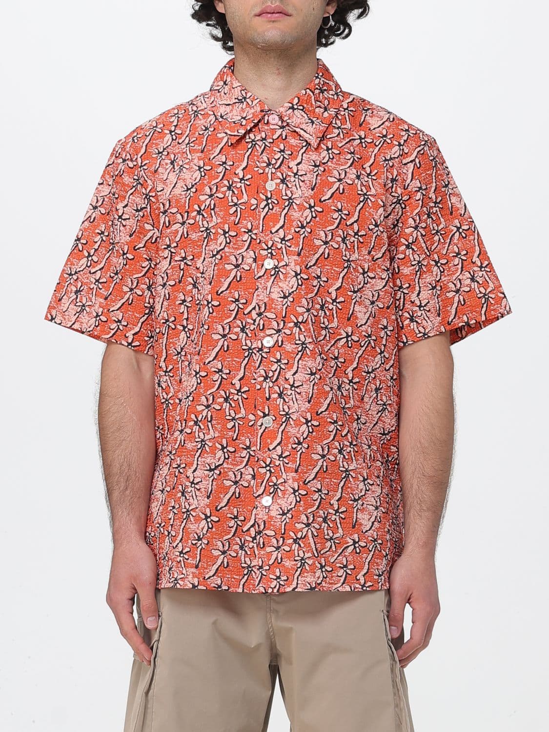 Paul Smith Printed Cotton Casual Shirt