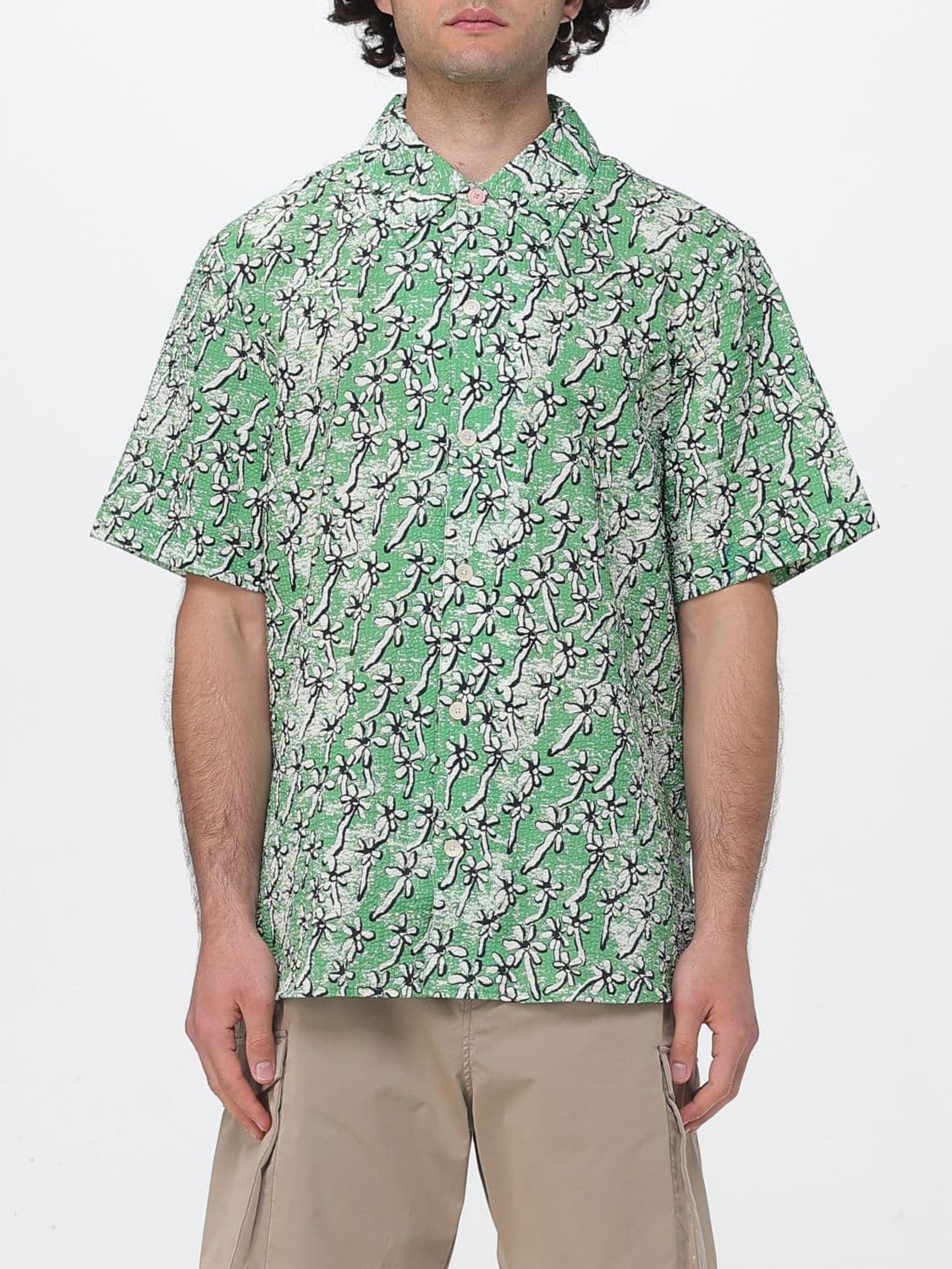Paul Smith Printed Cotton Casual Shirt