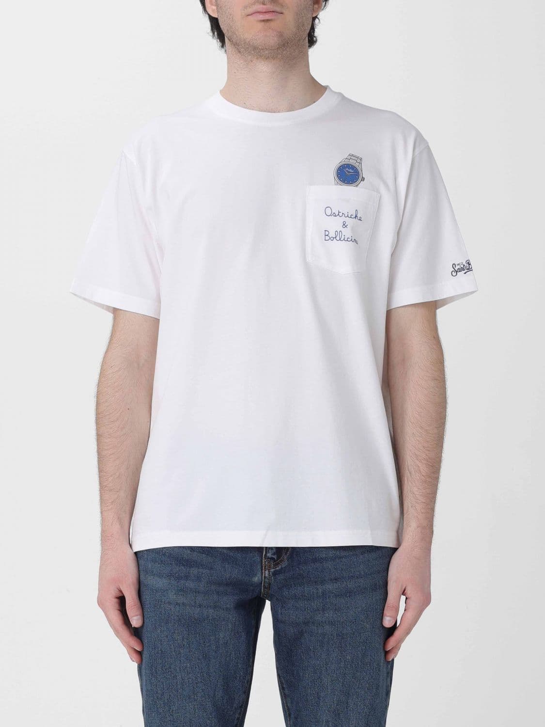 Mc2 Saint Barth Cotton T-Shirt with Logo