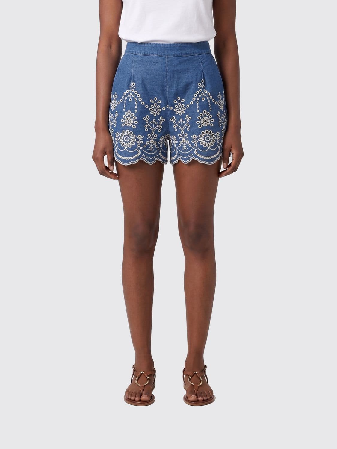 Mc2 Saint Barth Striped Cotton Shorts