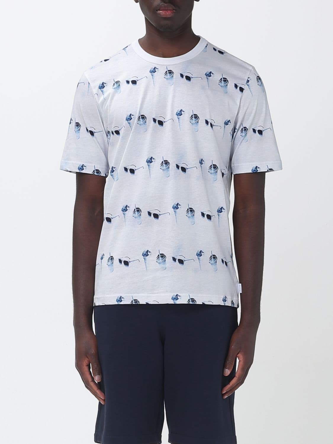 Paul Smith Printed Organic Cotton T-Shirt