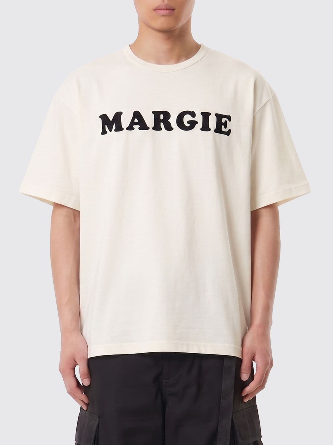 Mm6 Maison Margiela Cotton T-shirt with Slogan