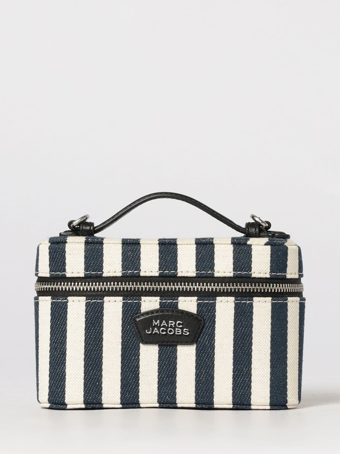 Marc Jacobs Everyday Vanity Striped Cotton Twill Bag