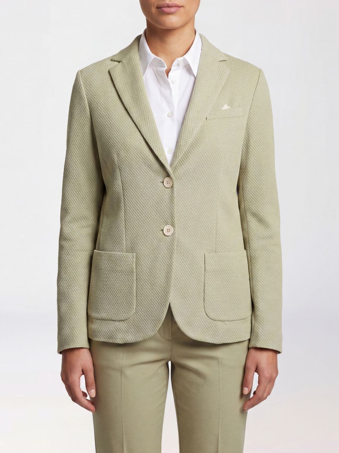 Circolo 1901 Single Breasted Cotton Blazer