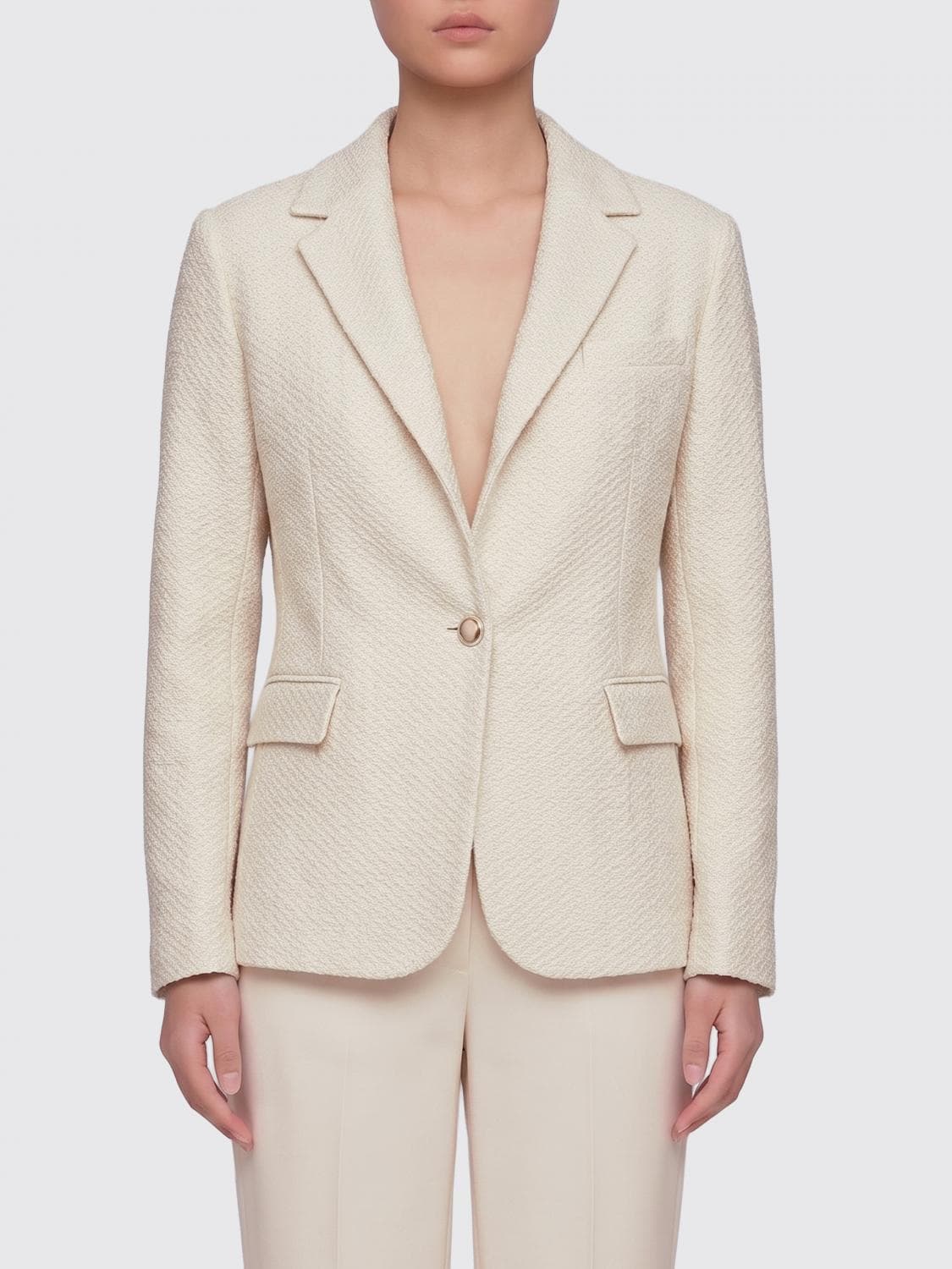 Circolo 1901 Single Breasted Cotton Blazer