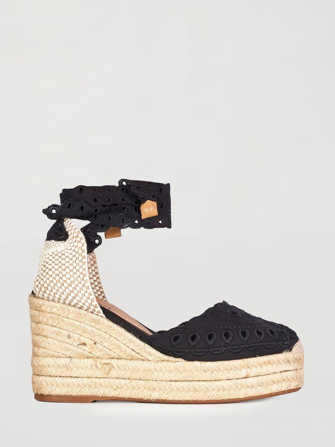Charo Ruiz Wedge Espadrilles Ibiza in Sangallo Cotton