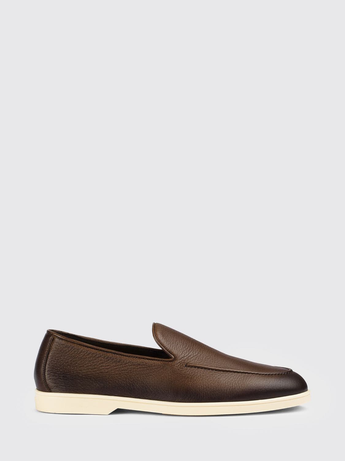 Doucal's Grain Leather Loafer