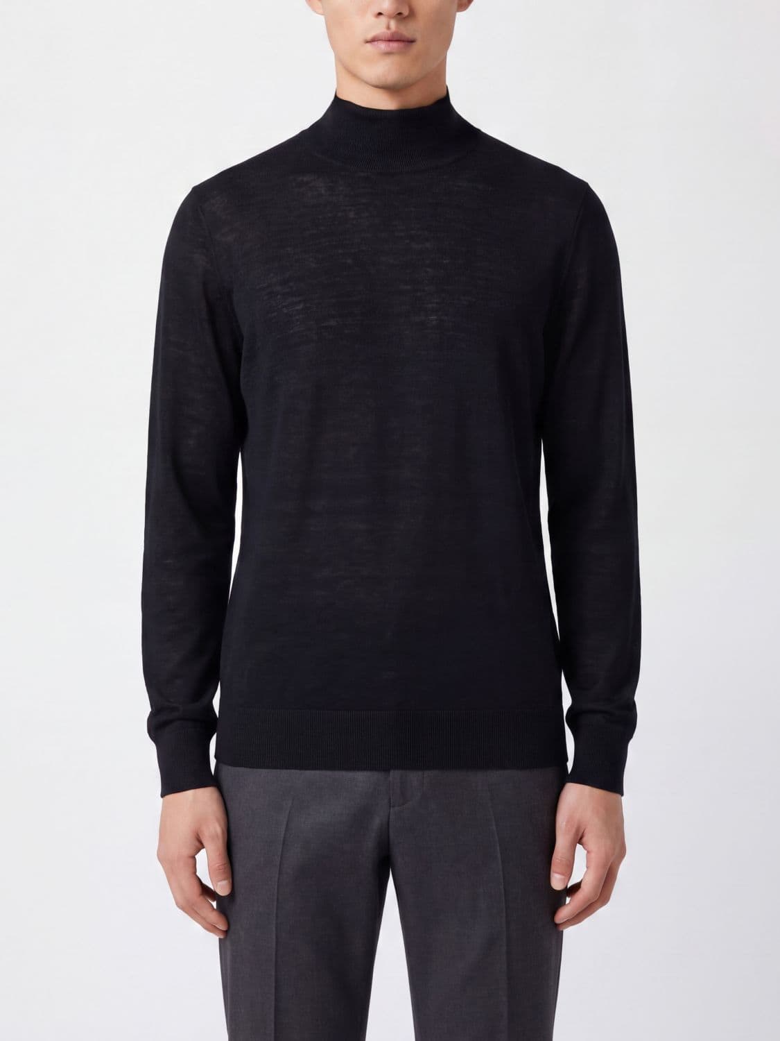 Brunello Cucinelli Silk and Cotton Turtleneck Sweater · 50