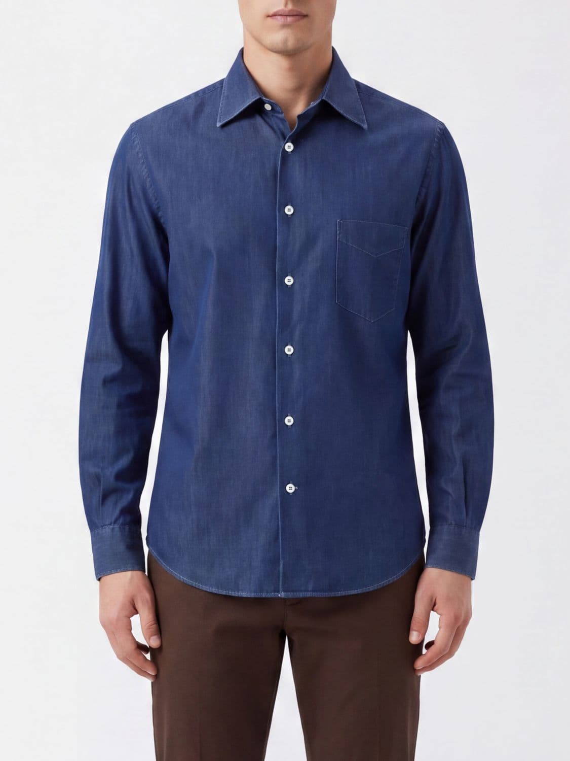 Brunello Cucinelli Cotton Casual Shirt