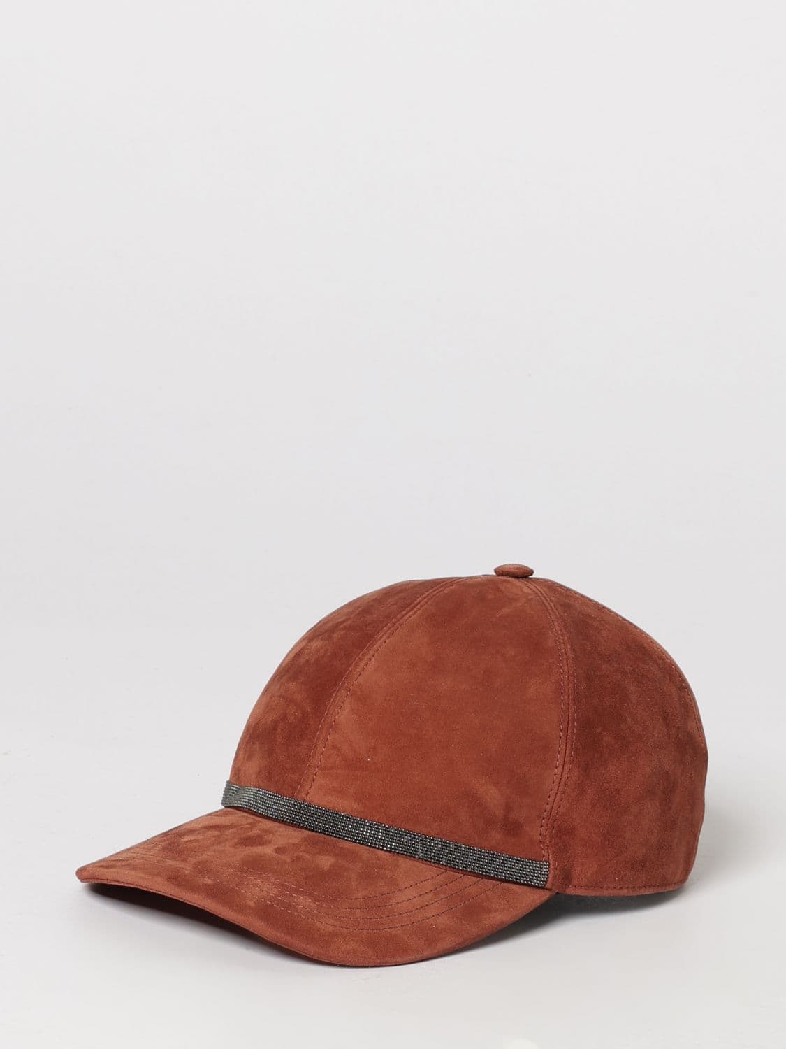 Brunello Cucinelli Suede Baseball Cap · XS