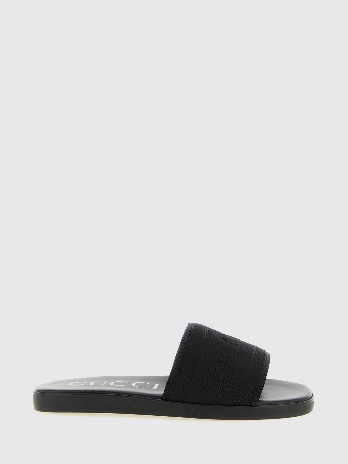 Gucci Jacquard Logo Polyamide Sliders