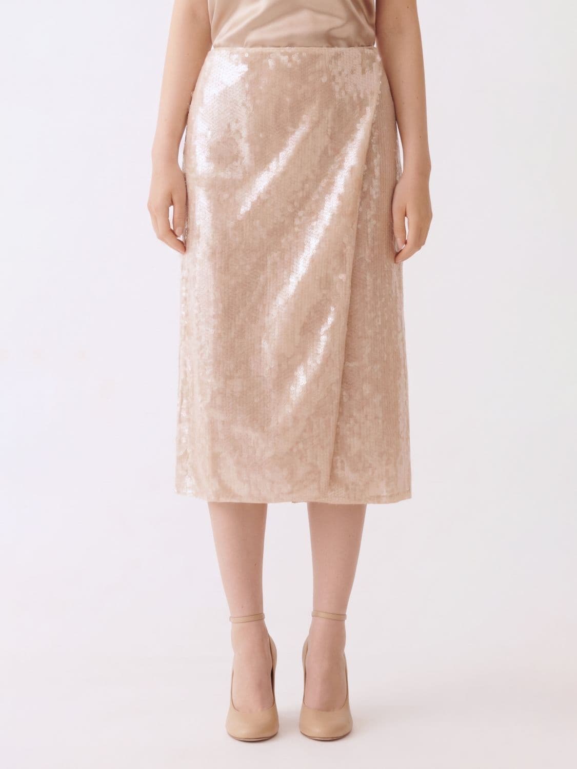 Fabiana Filippi Sequin Wrap Skirt