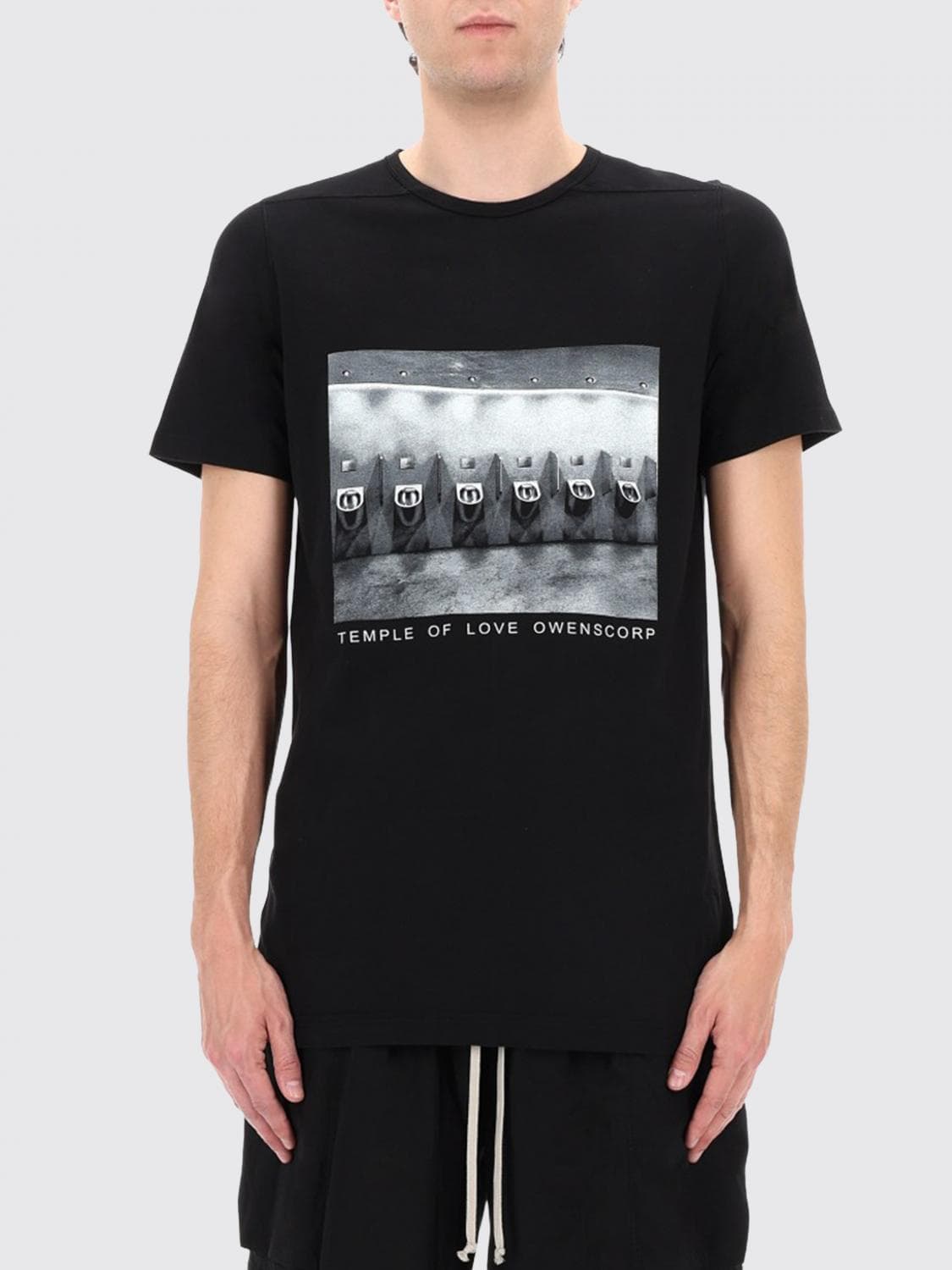 Rick Owens Drkshdw Printed Cotton T-Shirt · M