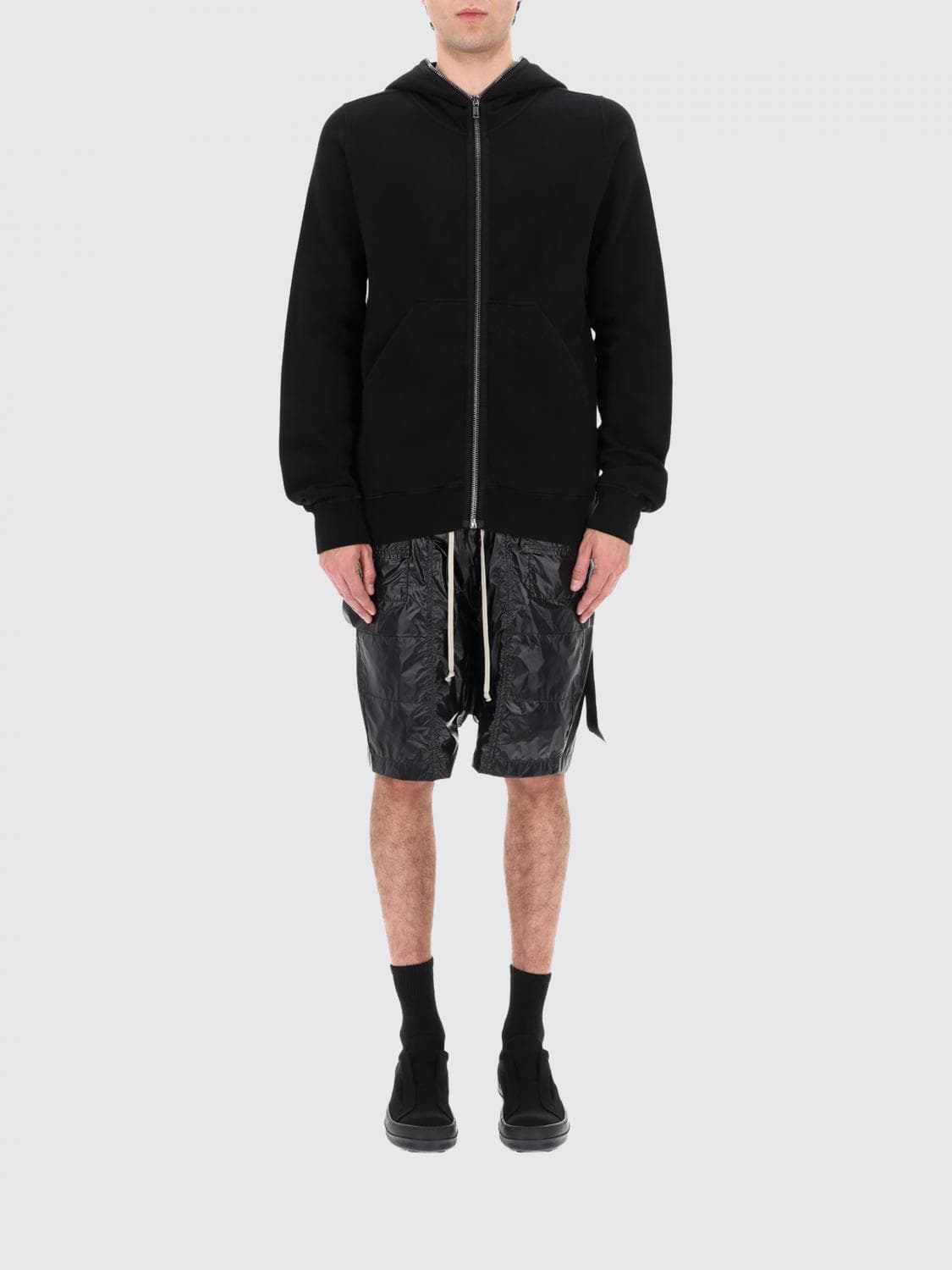 Rick Owens Drkshdw Cotton Zip-Up Hoodie