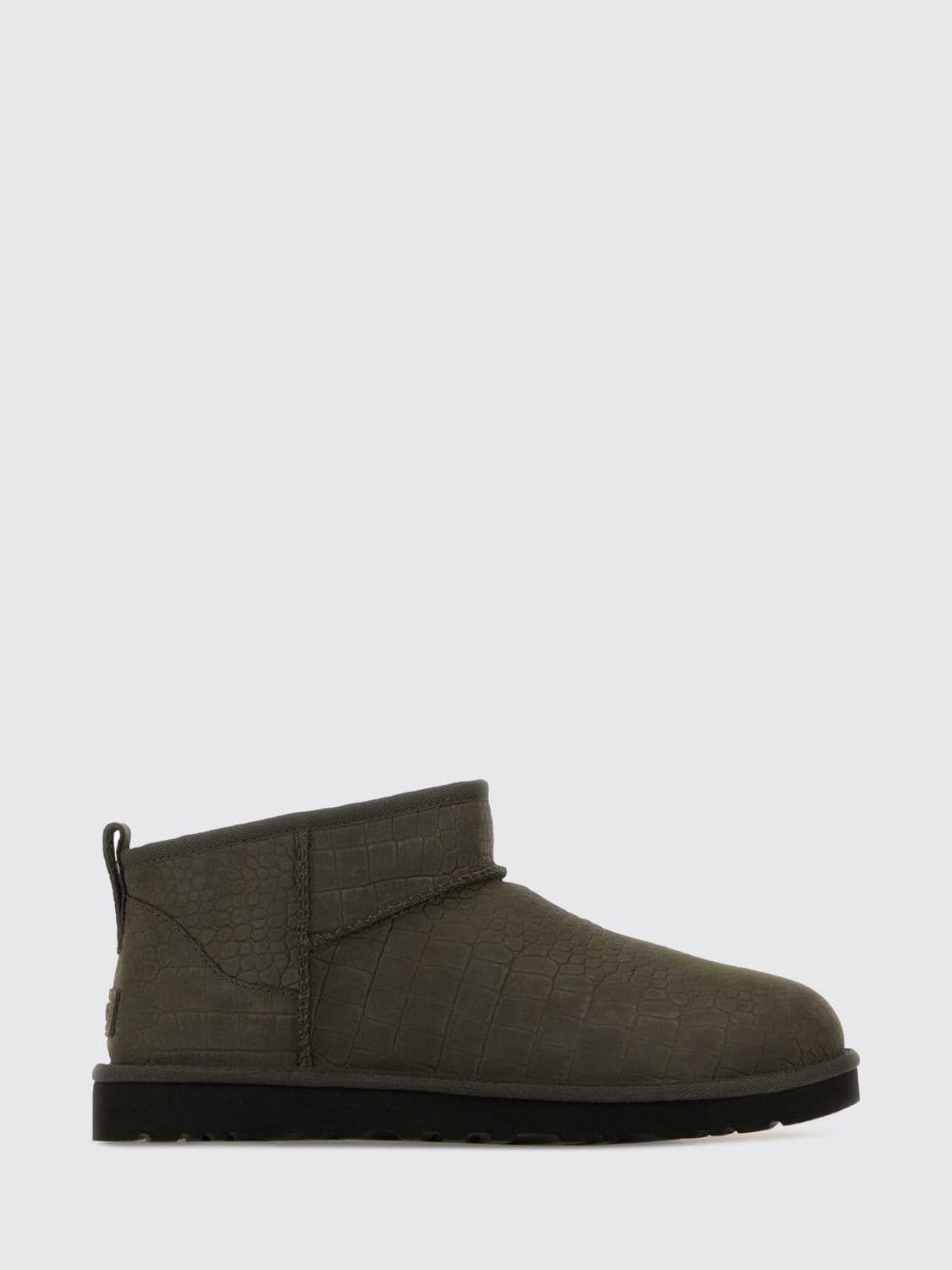 Ugg Classic Ultra Mini Crocodile Print Nubuck Ankle Boot