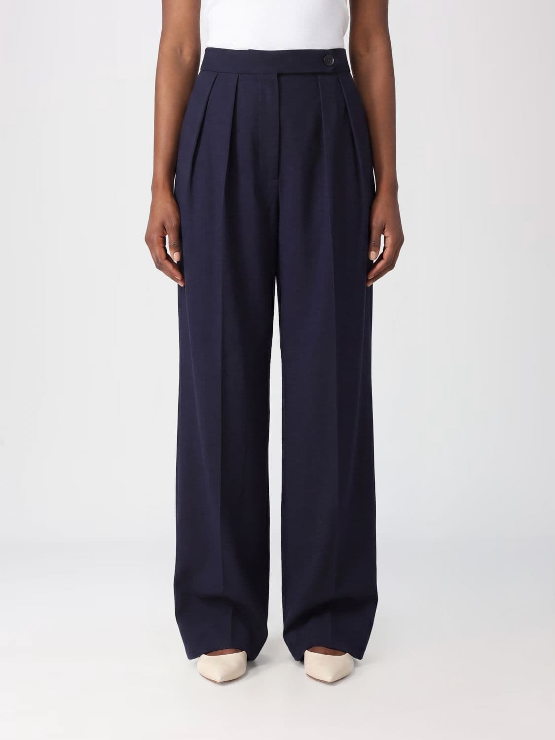 Dries Van Noten Wool Tailored Trousers