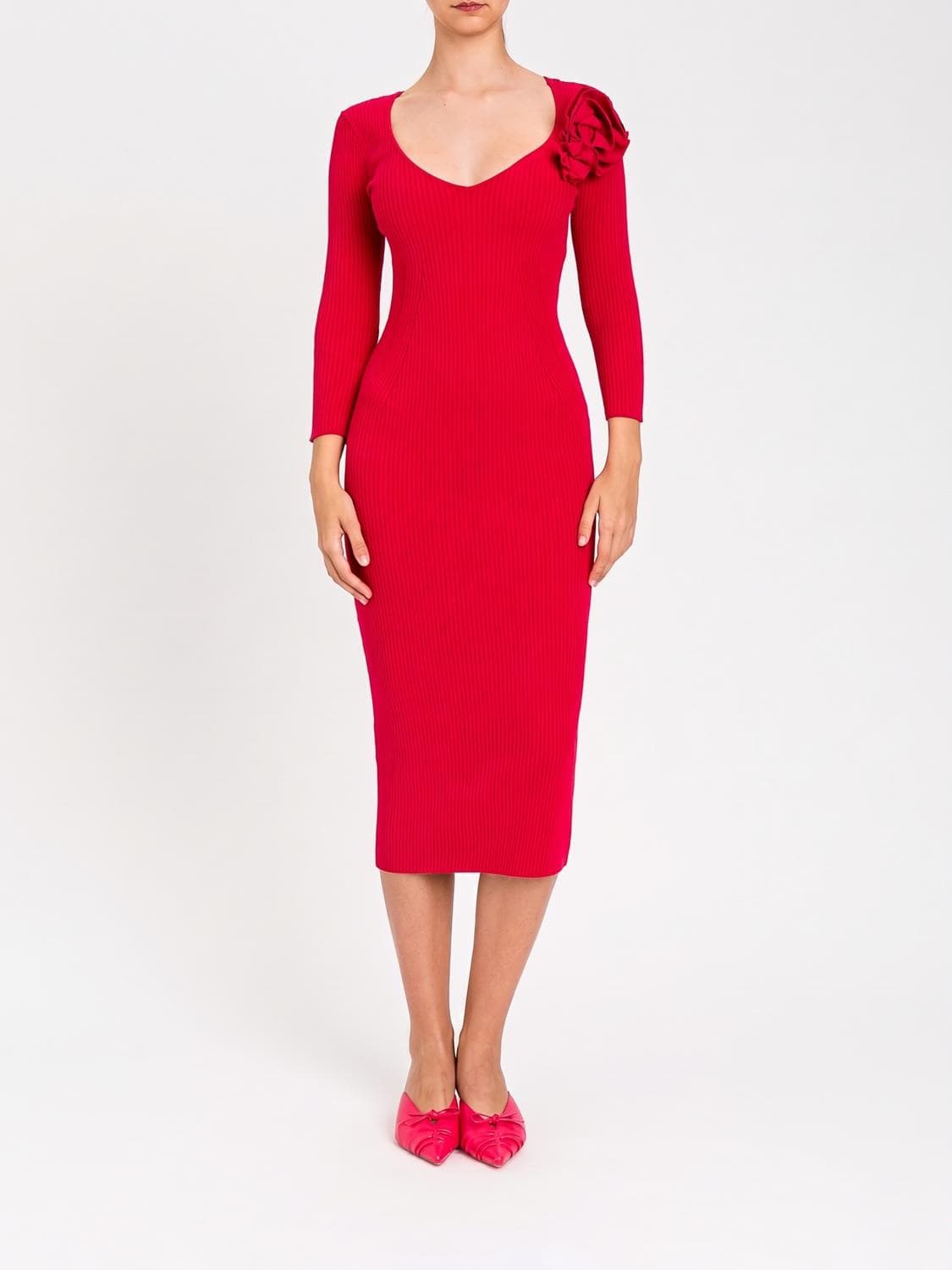 Actitude Twinset Jersey Midi Dress · M