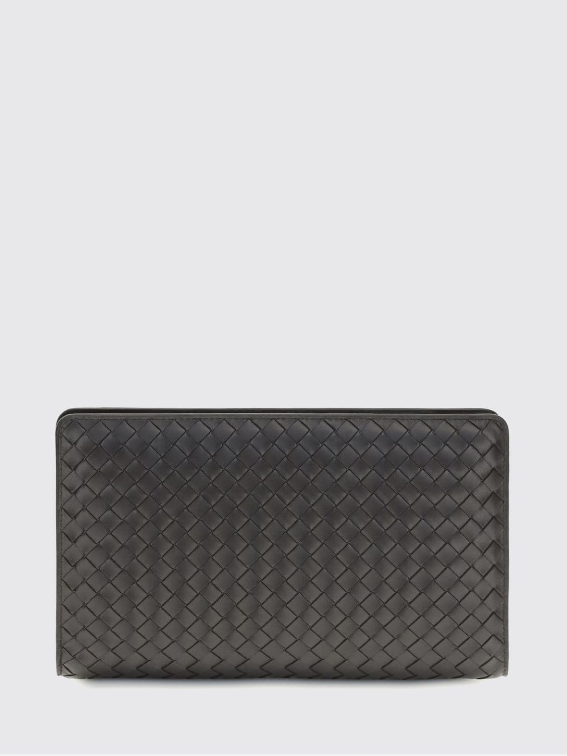 Bottega Veneta Agenda Intrecciato Leather Clutch