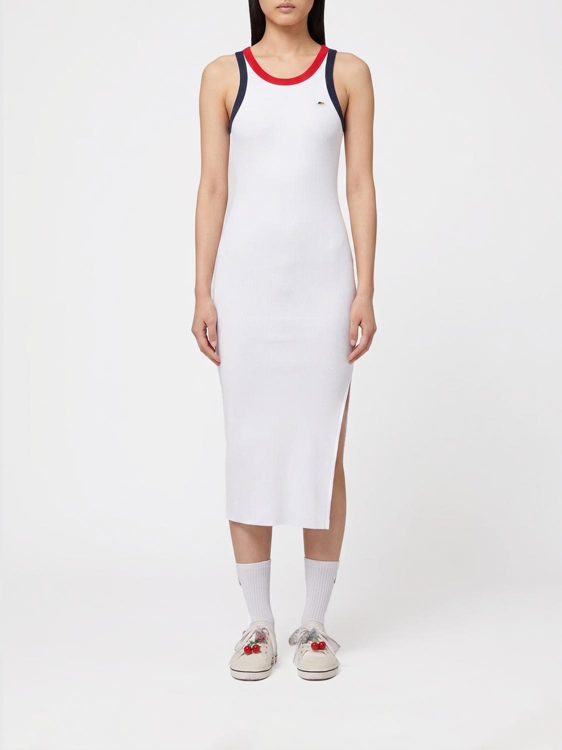 Fiorucci Stretch Cotton Tank Dress