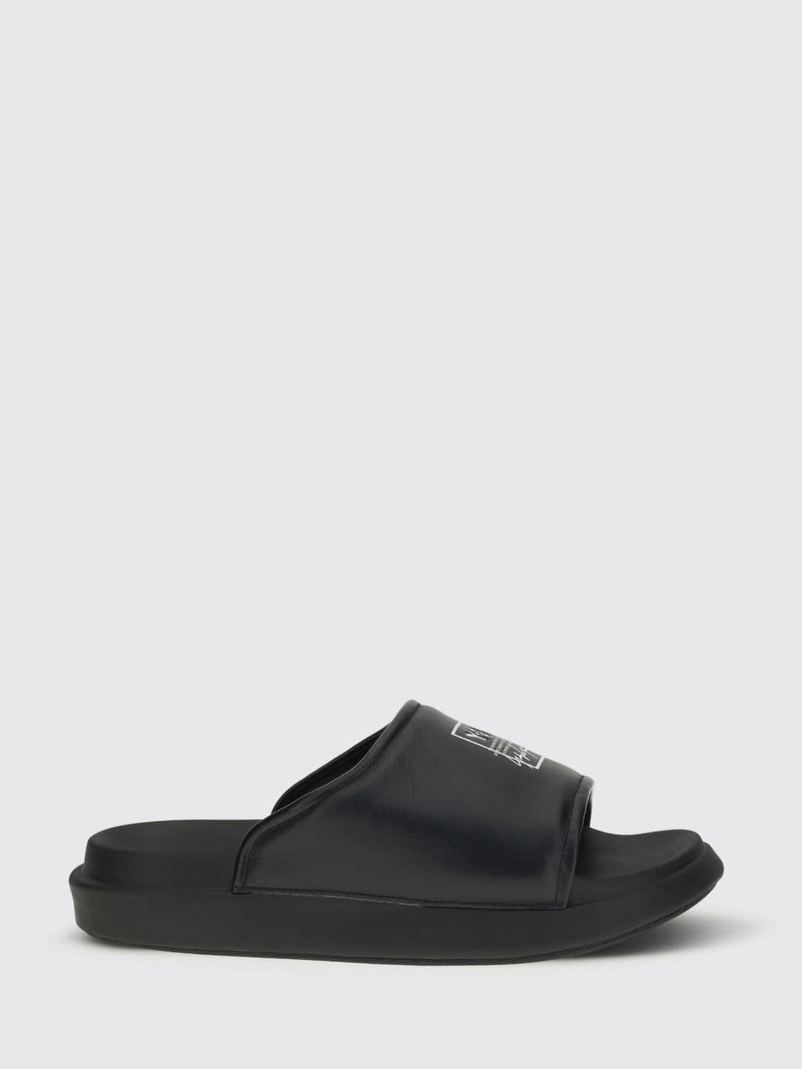 Y-3 Leather Sliders