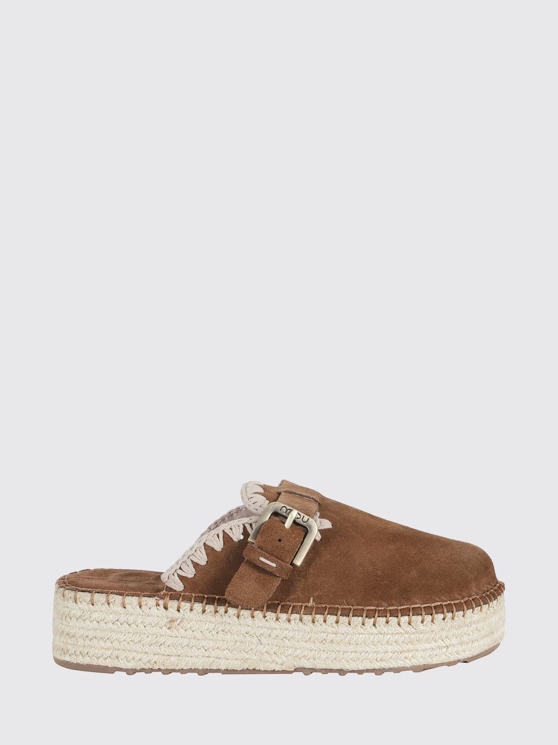 Mou Jute Suede Clogs