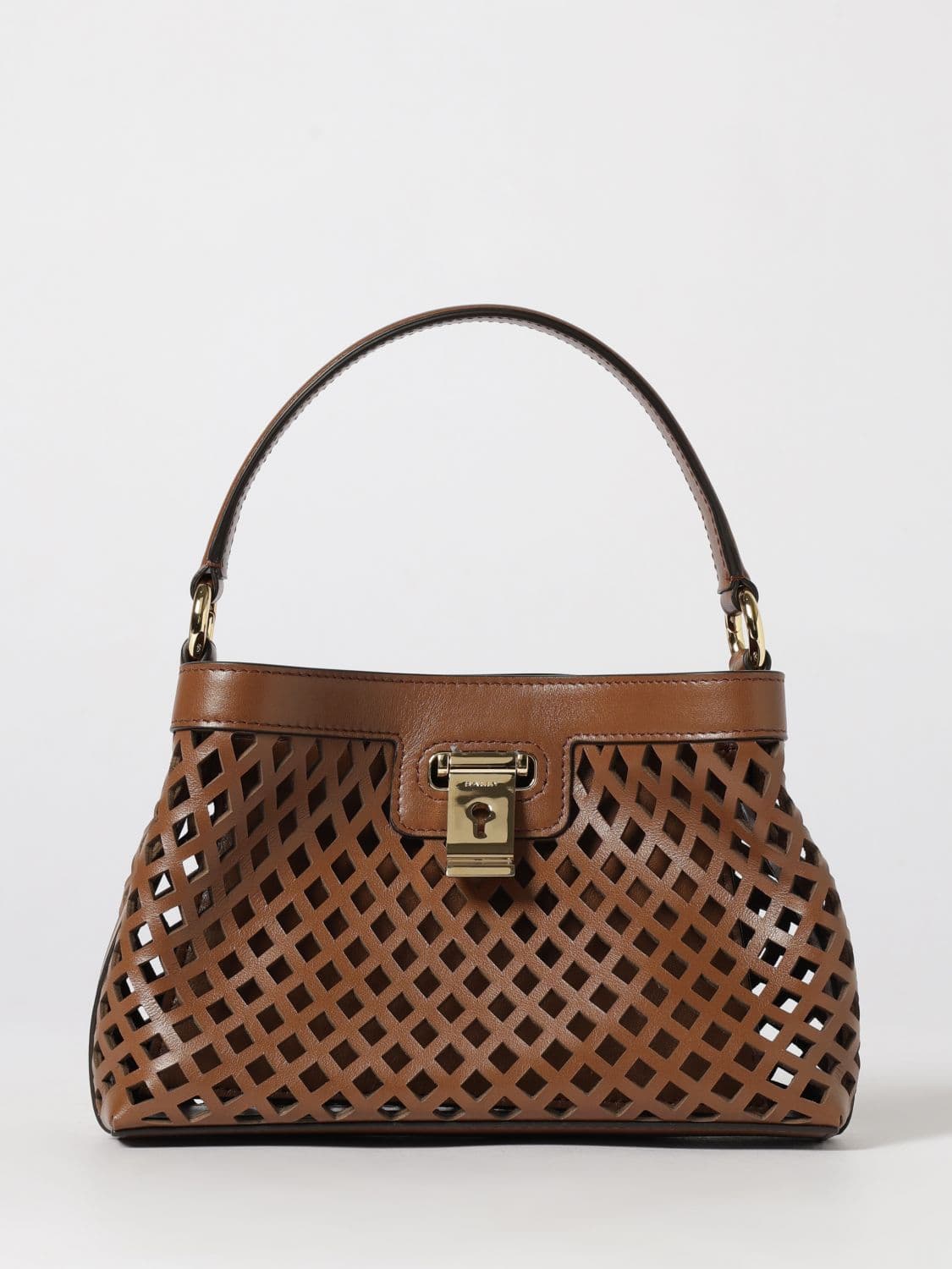 Bally Liv Perforated Leather Bag