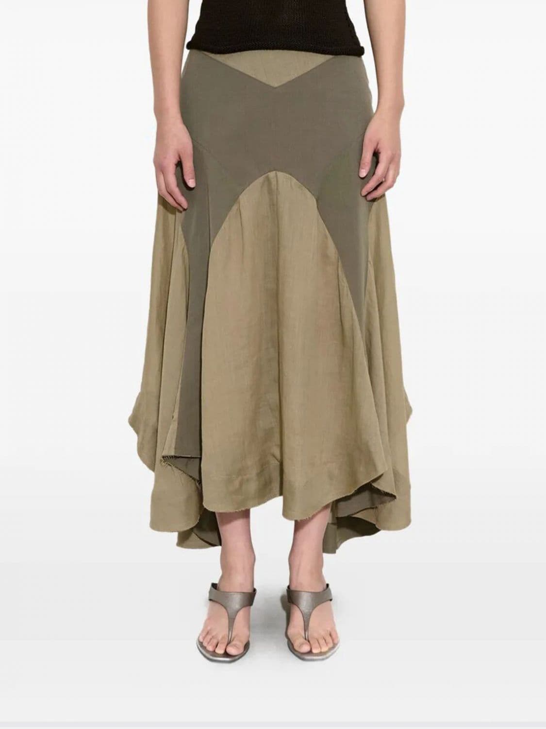 Our Legacy Petti Asymmetric Jersey Skirt